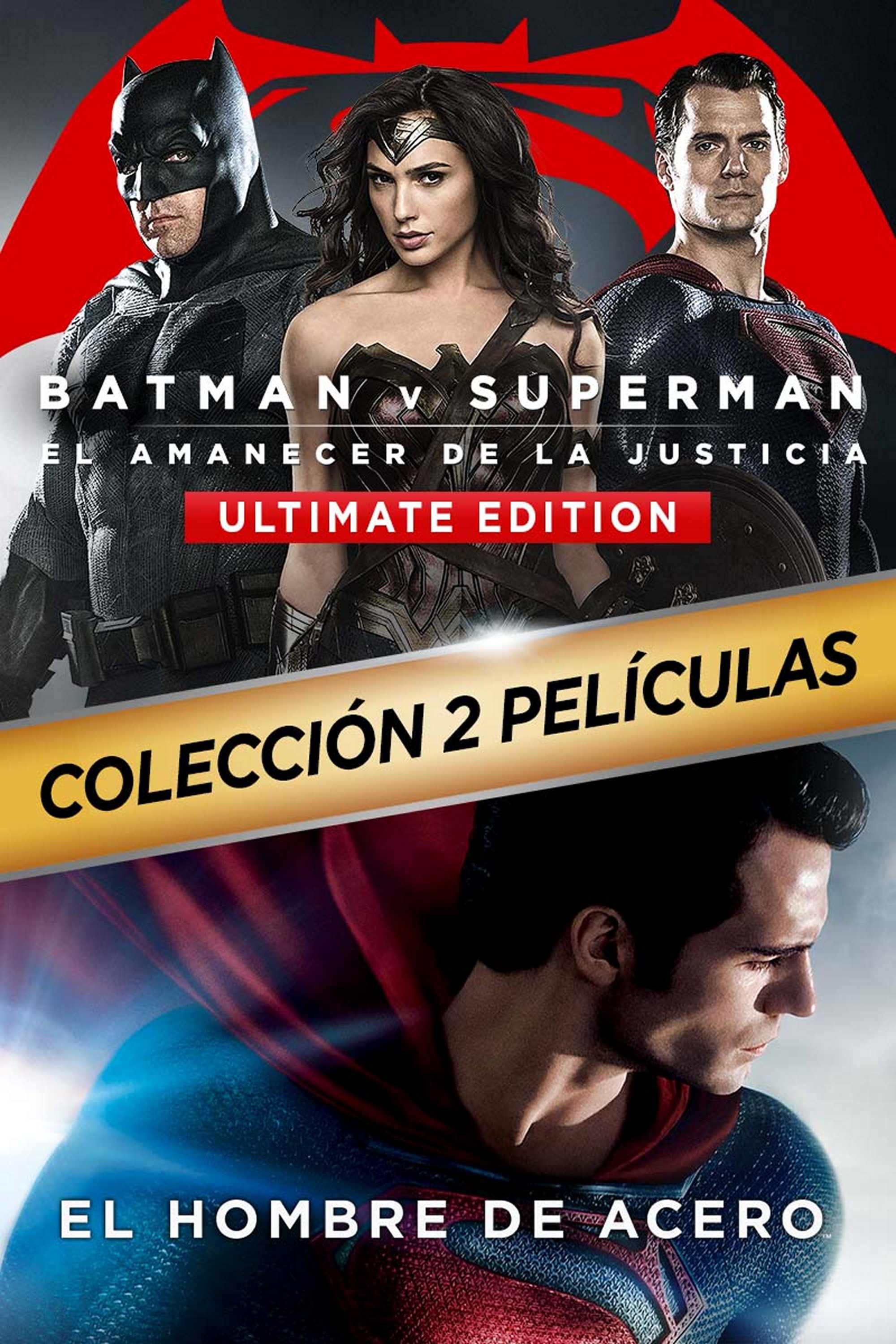 Steelbook De Mondo Para Batman V Superman: El Amanecer De La Justicia Ultimate Edition Remasterizada Edicion Metalica En Ultra Hd Blu Ray